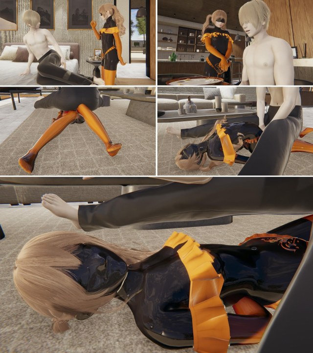 Hypnosis APP Girlfriend 2 Latex Long Gloves Gum Socks Hypnosis Forced Breast Paste BDSM Awareness Modification ChinesePreview