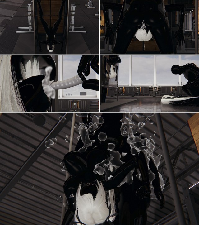 我的性偶是母亲？12   胶衣 玩弄 调教 紧身衣 堵嘴 人形 蒙面 BDSM 拘束 真空床 绑架 中文剧情向预览图