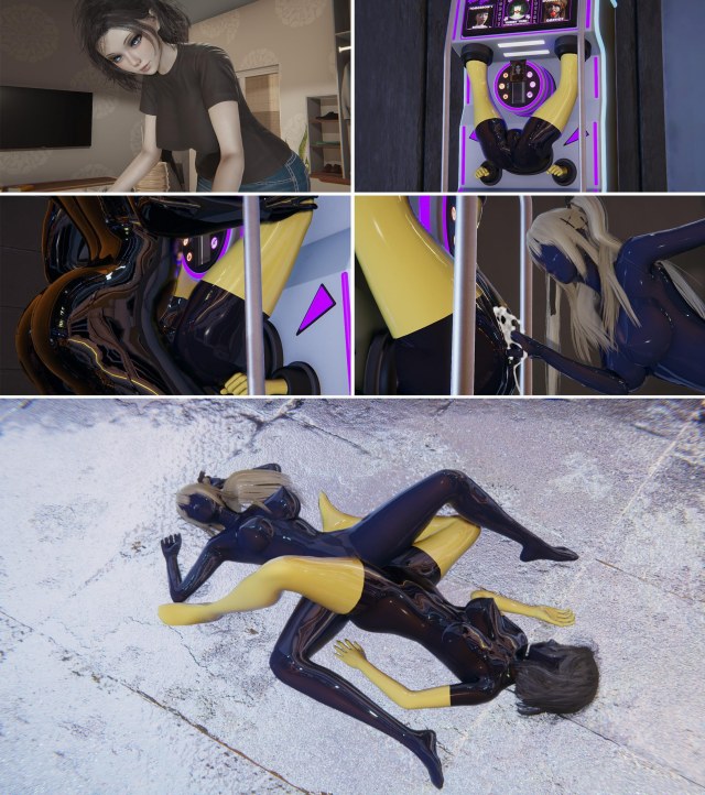 My Jittery Wife Gelcoat Latex Mannequin Full Cover Stockings Long Gloves Sex Depressing Tights Chinese DramaPreview