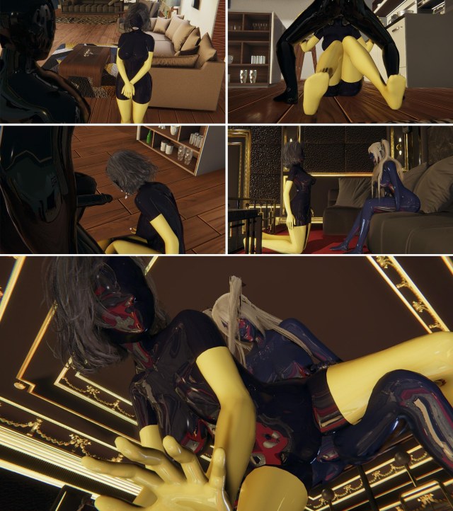 My Jittery Wife 3 Gelcoat Latex Dolls Sex Dolls Full Cover Stockings Long Gloves Sex Depressing Tights Conditioning ChPreview