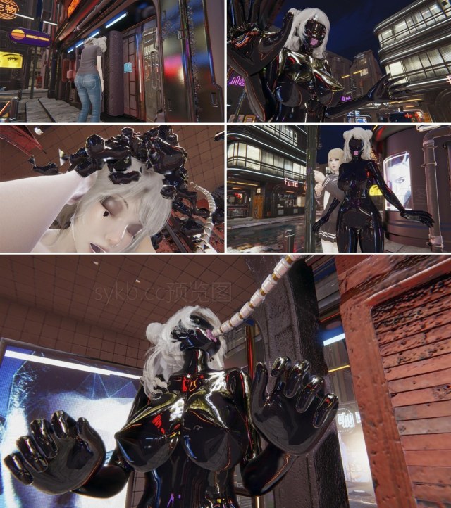 无人换装间 性偶 胶衣 乳胶 BDSM 伸喉 朝吹 高跟 人形 全包 阳具 中文剧情向预览图