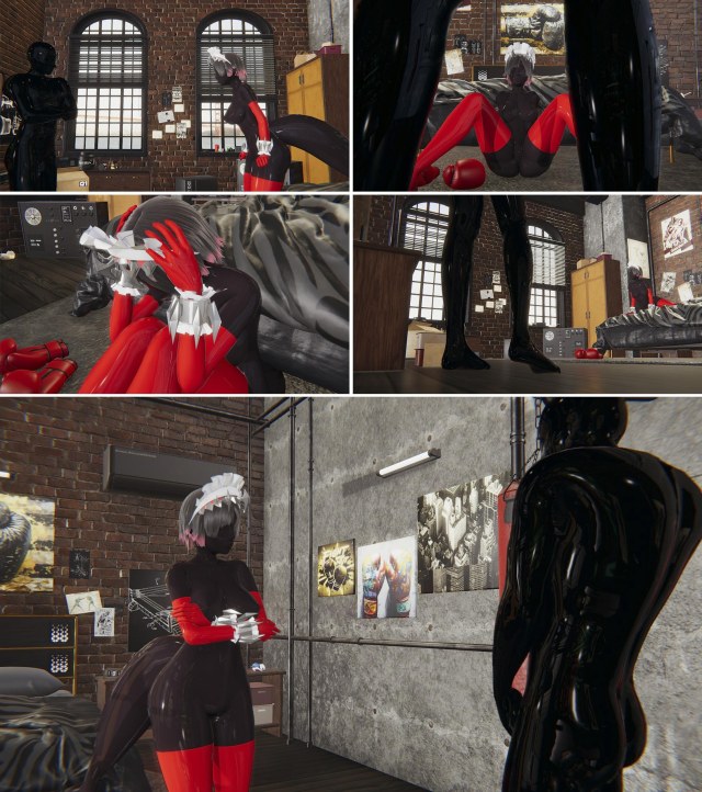 Deep Roleplay 2 Gelcoat Control Latex Dolls Full COS Maid Suppression Long Gloves Chinese DramaPreview