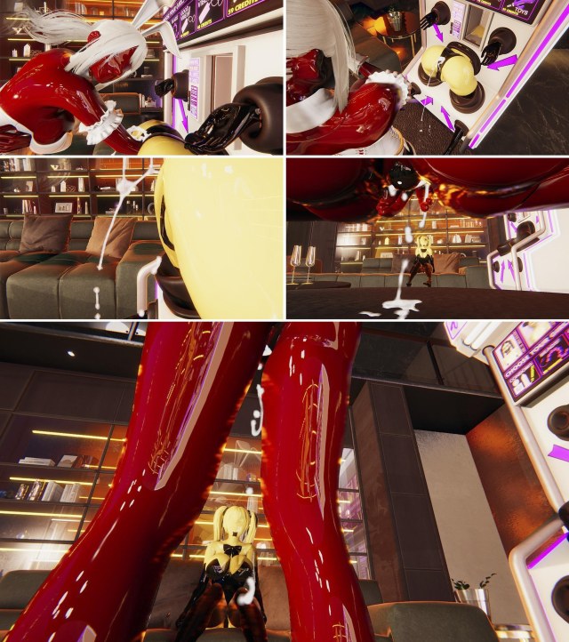 TENTACLE8 触手服 胶衣 堵嘴 人形 蒙面 BDSM 调教 性偶 兔女郎 中文剧情向预览图
