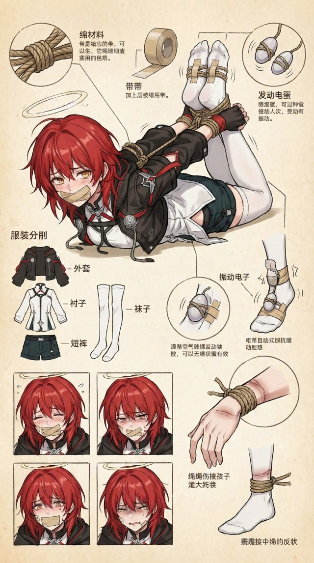 明日方舟  想看你暗恋的女生被捆绑调教吗预览图