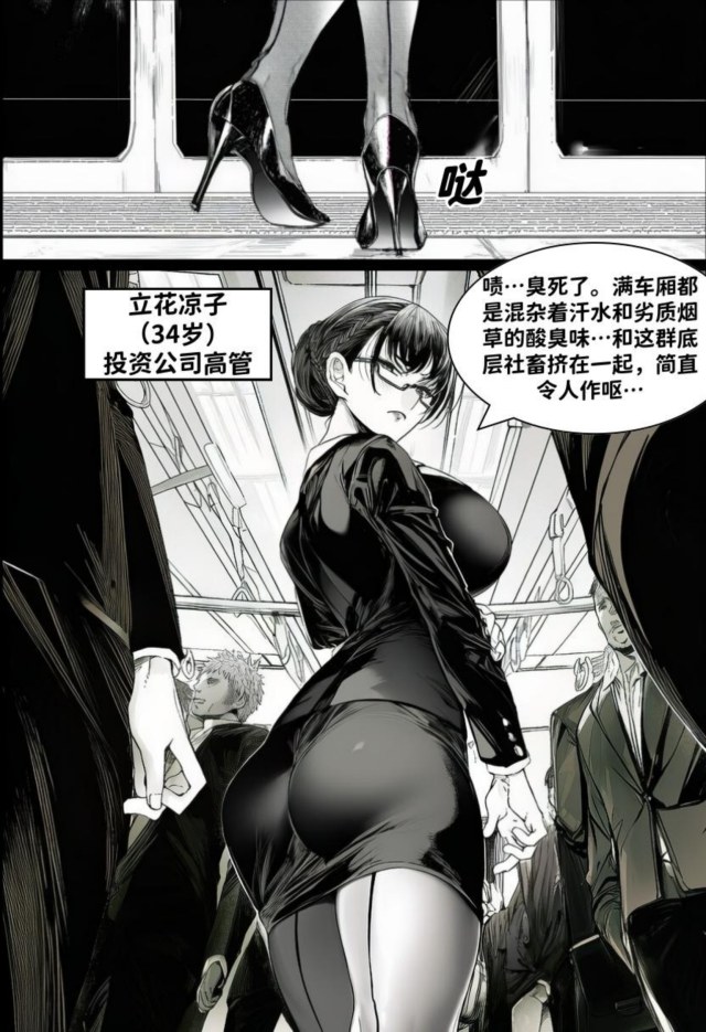 痴汉列车——高冷熟女OL被调教
