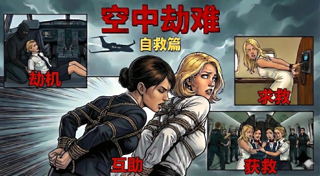 Air Hijacking (2), Missy and the captain are also hijacked and kidnapped, they work together to save themselves and brPreview