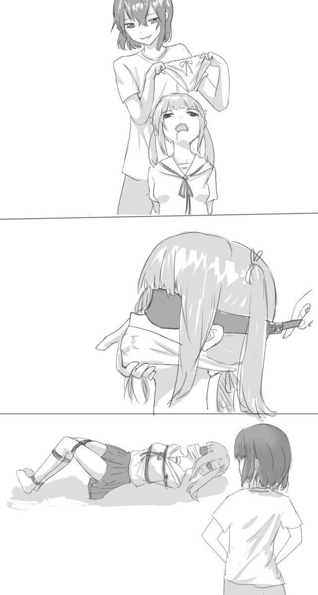 绝对不会被绑驾少女 第1~2话 逃脱失败被逼吃胖次预览图