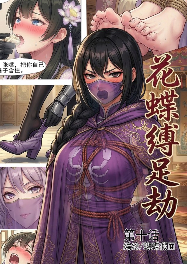 花蝶缚足劫第十话：伪装拘束潜入蝎门，新道具让大小姐欲罢不能预览图