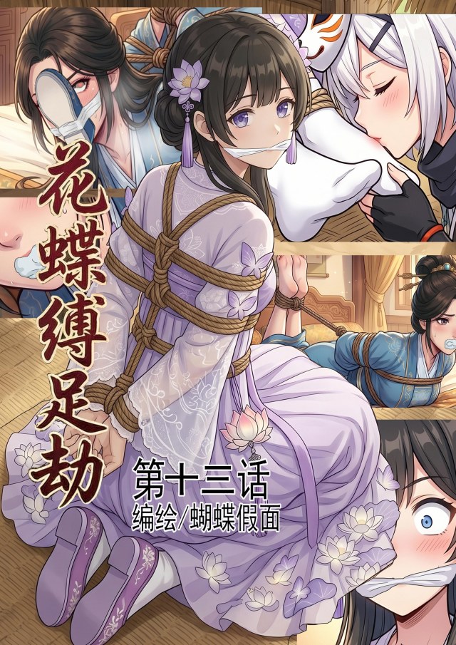 花蝶缚足劫第13话：驷马挠脚沈夫人，百合舔足！御蛛番女忍登场，预览图