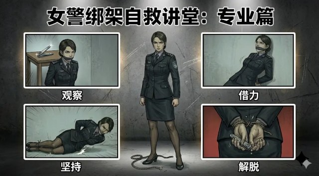 女警自救讲堂专业篇(1),女警讲述被中级绑匪绑架,如何自救预览图