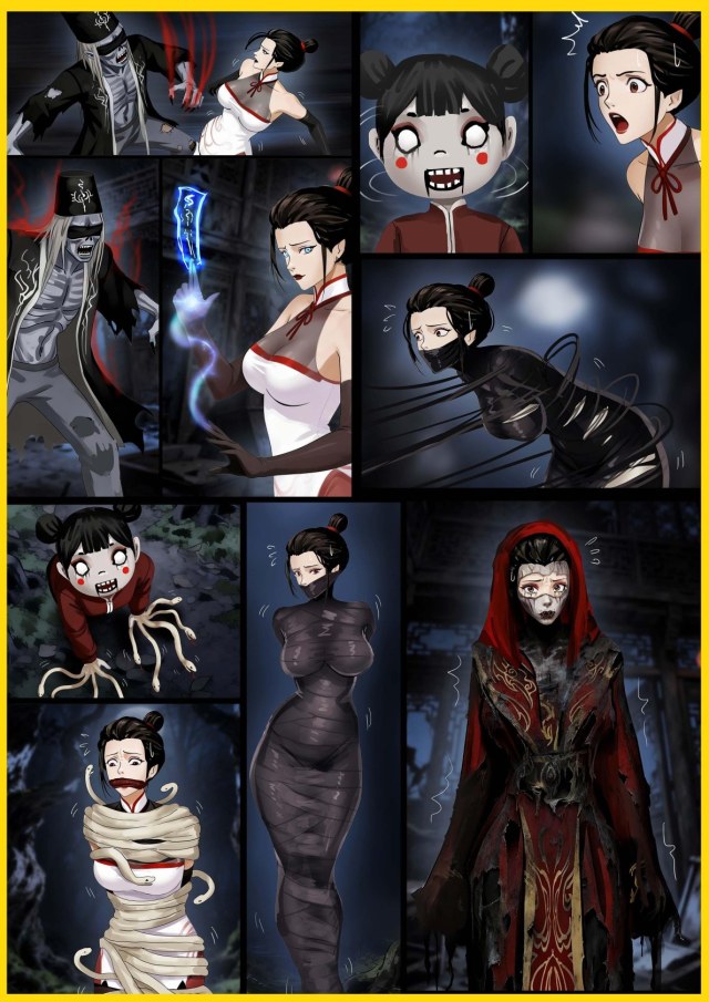 《古刹除魔・茧中魂》超稀有中式恐怖拘束题材 鬼娃化蛇缠玉骨，青丝缚魂成人茧，除魔佳人落厄难，妖灵夺舍几时脱？