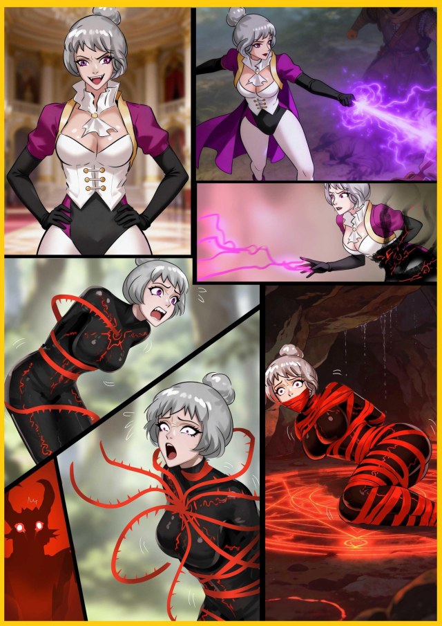 《银发伯爵的末日》 超高傲的女伯爵 嚣张跋扈成为一方之恶 如今终于被制裁 只有永生忏悔 诅咒判永生，她的高傲，终成囚服预览图