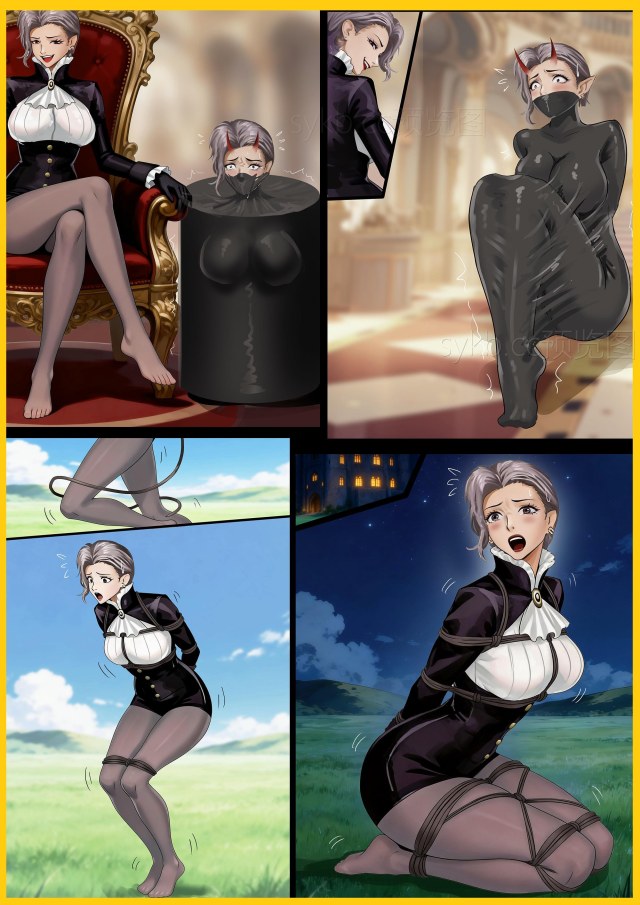 《高傲女伯爵的囚笼》高贵的女伯爵 嗜血魔族 触手夺命 魔绳加身 女伯爵被连环计陷害 最后变成别人的家具~预览图