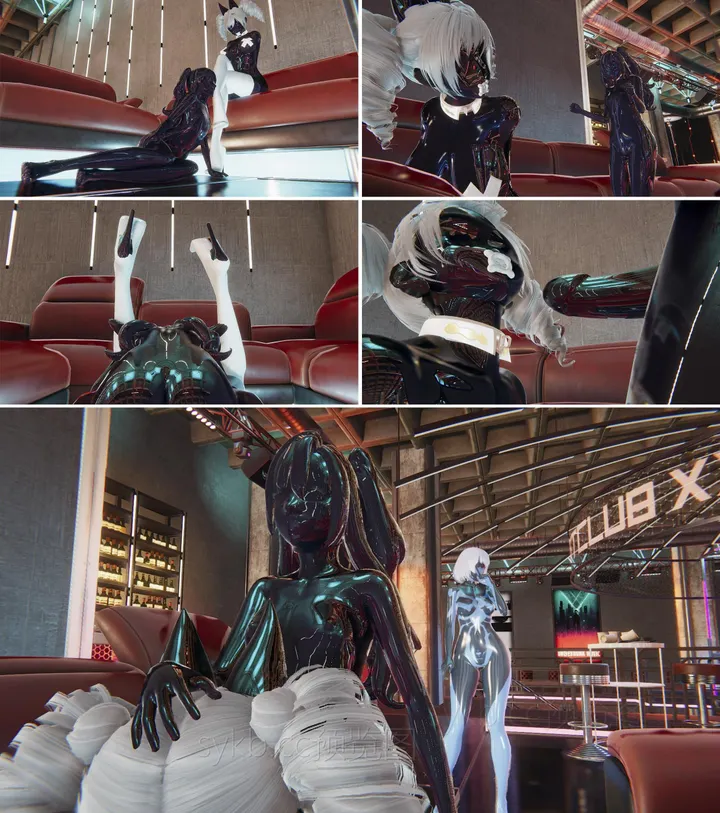 A Year of Mistakes 5 Gelcoat Latex Sex Puppets Control Bondage BDSM Throat Stretching Toward Blow High Heeled HumanoidPreview