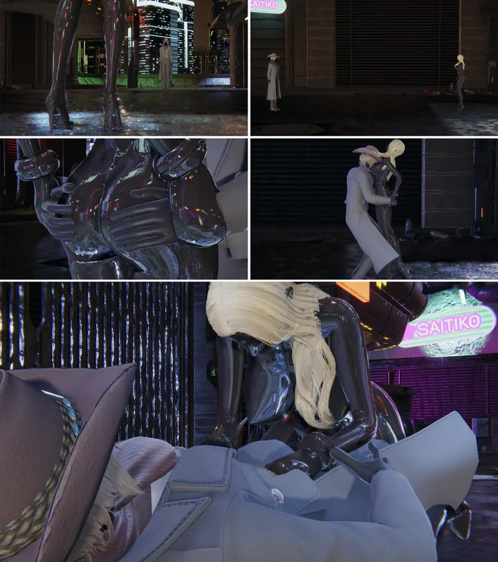 Nighttime Encounters Gelcoat Sex Puppets Corset Humanoid Masked Full Cover Latex BDSM Chinese DramaPreview