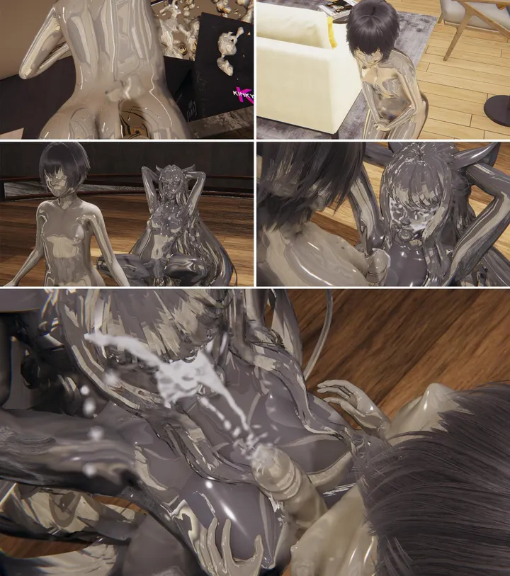 A Teen Who Accidentally Ends Up in a Latex Suit Meets a Stranger—Latex Suit, Latex, Human-Shaped Sex Doll, Full-Body CPreview