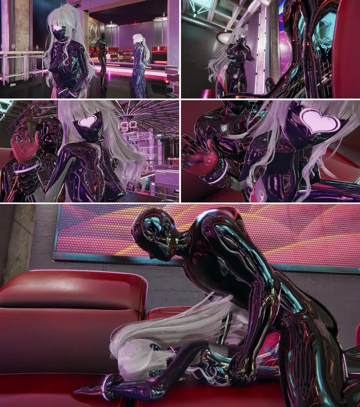 Battle Suit Tester 2 Sex Puppets Gelcoat Latex Control BDSM Throat Stretching Toward Blow High Heeled Humanoid All IncPreview