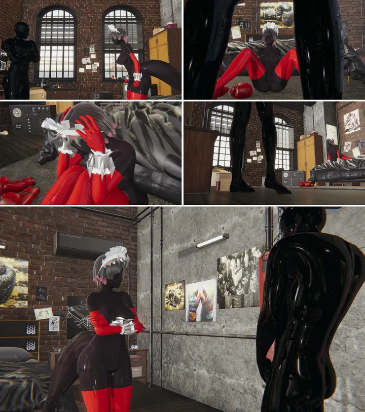 Deep Roleplay 2 Gelcoat Control Latex Dolls Full COS Maid Suppression Long Gloves Chinese DramaPreview