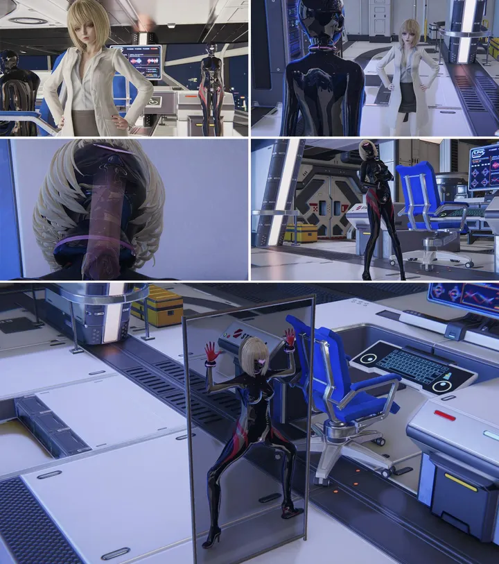 Combat Suit Tester 3: Sex Doll, Rubber Suit, Latex, Domination, BDSM, Deep Throat, Blowjob, High Heels, Mannequin, Ful