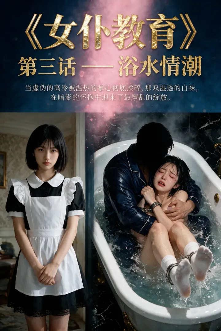 "The Maids' Education" Episode 3: Naked Yū, Breast Squeezing, Handcuffs, Moans, Underwater OrgasmPreview