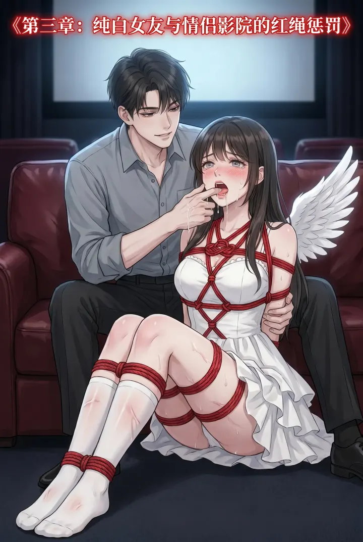 《温柔女友与闯祸妹妹的密谋》第三章:情侣影院的惩罚预览图