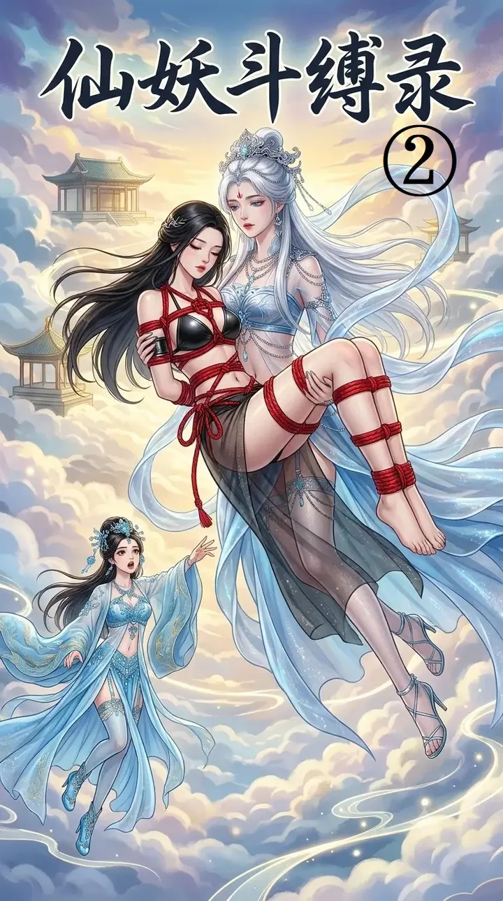 "Chronicles of Immortal-Demon Bondage," Chapter 2 (25 story pages + cover + numerous custom character bondage illustraPreview