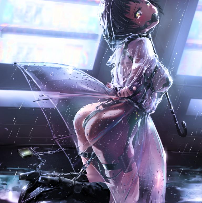 困在雨衣里的神秘女孩封面