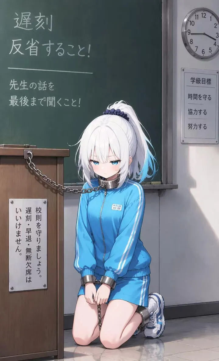 白毛萝莉的镣铐学院生活封面