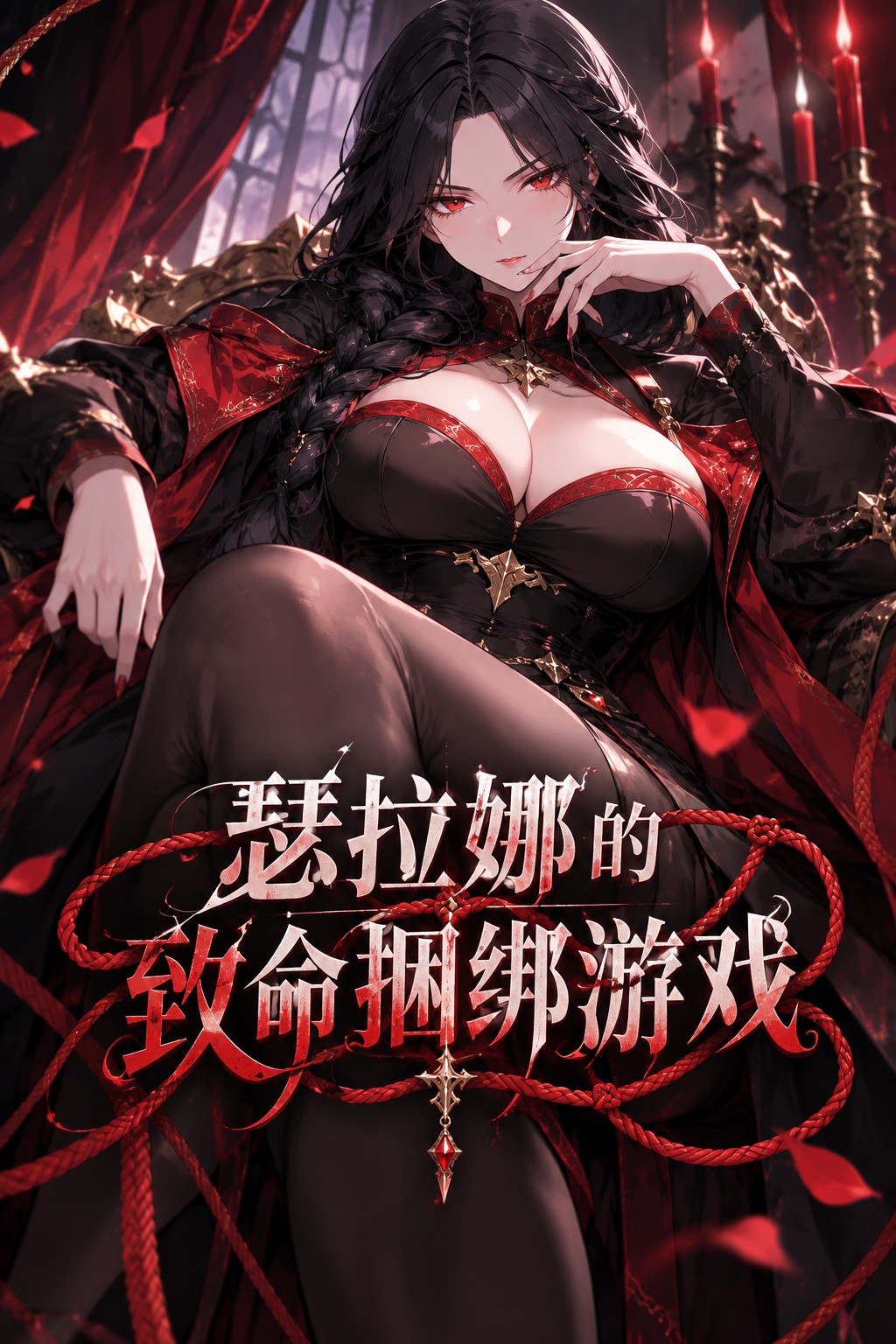 瑟拉娜的致命捆绑游戏：千年吸血鬼大小姐，沉迷送肏反杀游戏「61张插图+4分半视频」封面